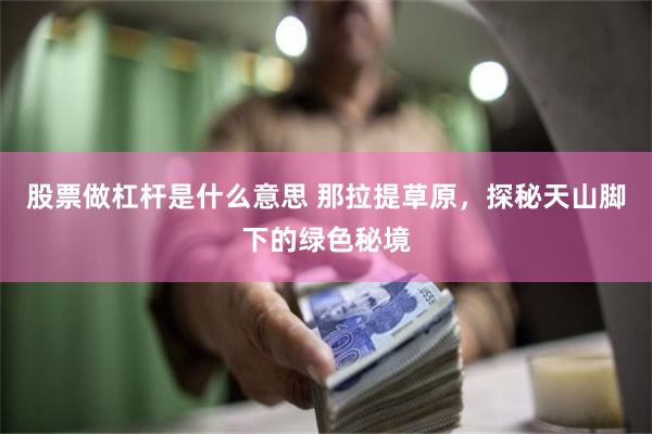股票做杠杆是什么意思 那拉提草原，探秘天山脚下的绿色秘境