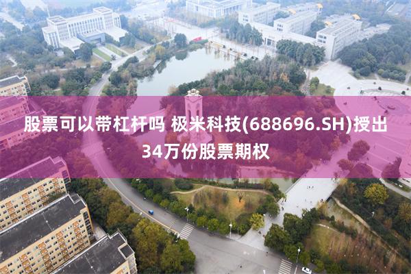 股票可以带杠杆吗 极米科技(688696.SH)授出34万份股票期权